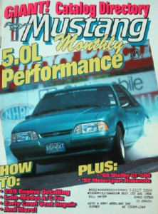 MUSTANG MONTHLY 1992 SEPT - BOSS 429, WALT HANE's 65